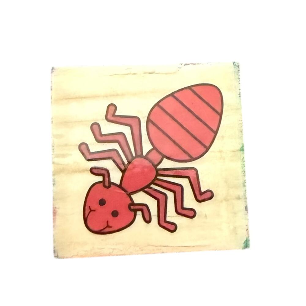Unbranded Large Smiling Ant Rubber Stamp